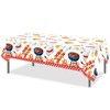 3 Pcs BBQ Tablecloths, Disposable Decorative Tablecloths, Burger Party Tablecloths