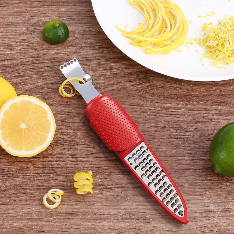 Pisol Lemon Citrus Orange Zester and Grater Tool, Cheese Grater