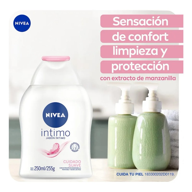Nivea Jabón Líquido Íntimo Cuidado Suave 250ml
