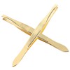 TOVINANNA 2pcs Durable Eyebrow Clip Ergonomic Tweezers Kit for Precision
