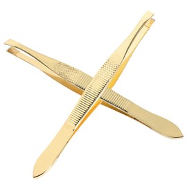 TOVINANNA 2pcs Durable Eyebrow Clip Ergonomic Tweezers Kit for Precision Trimming and Grooming for Achieving Eyebrow Shape Easy to Use and Skin-friendly