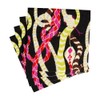 Caspari Serpentine Black Cocktail Napkins - 20 Per Package, 4