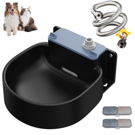 Artecare 77.6 oz Automatic Dog Water Bowl Wall-Mounted Automatic Water Bowl for Dogs Auto Dog Water Dispenser self Filling Dog Water Bowl Suitable for Dogs, Cats, Cattle, Sheep, Horses and Poultry