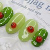 Toma Tok Tok Handmade Nail Tips - Coffin Egg /