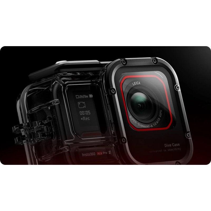Insta360 Ace Pro 2 Dive Case, Waterproof Down to 197ft