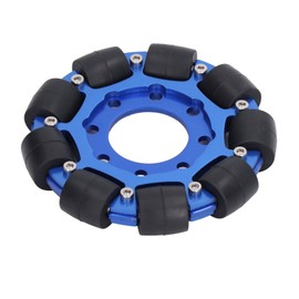 Omni Wheel 4in Omnidirectional Aluminium Alloy Hub Component Part for Robot Toy DIY(Single Omni Wheel) M5604-0014-0102