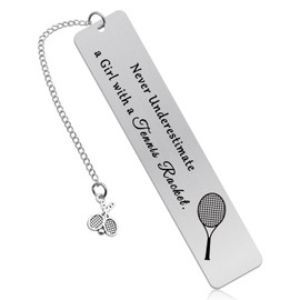 Tennis Gift for Women Tennis Girls Bookmark Tennis Inspirational Gifts Tennis Lover Gift for Women Girl Tennis Player Gift Tennis Themed Gifts for Women Gifts for Tennis Team Birthday Graduation Gift