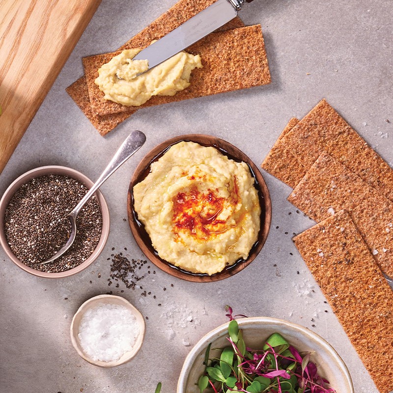 Finn Crisp Chia Seed Sourdough Rye Thins Crispbread, 6.8 Ounce