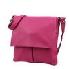 SH Kim G182 Real Leather Cross-Body Shoulder Bag with Grained