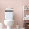 METOY 2 Pack Rectangle Woven Home Storage Baskets with Washable