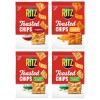 RITZ Toasted Chips Variety Pack 4 Bags Sour Cream Cheddar