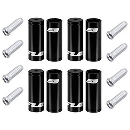 Forest Byke Company Jagwire Ferrule Housing Kit - 4mm 5mm and Cable Ends Included - Bicycle Brake and Shifter Ferrule Kit (9 Color Options) (TH-FVFQ-5RA5)
