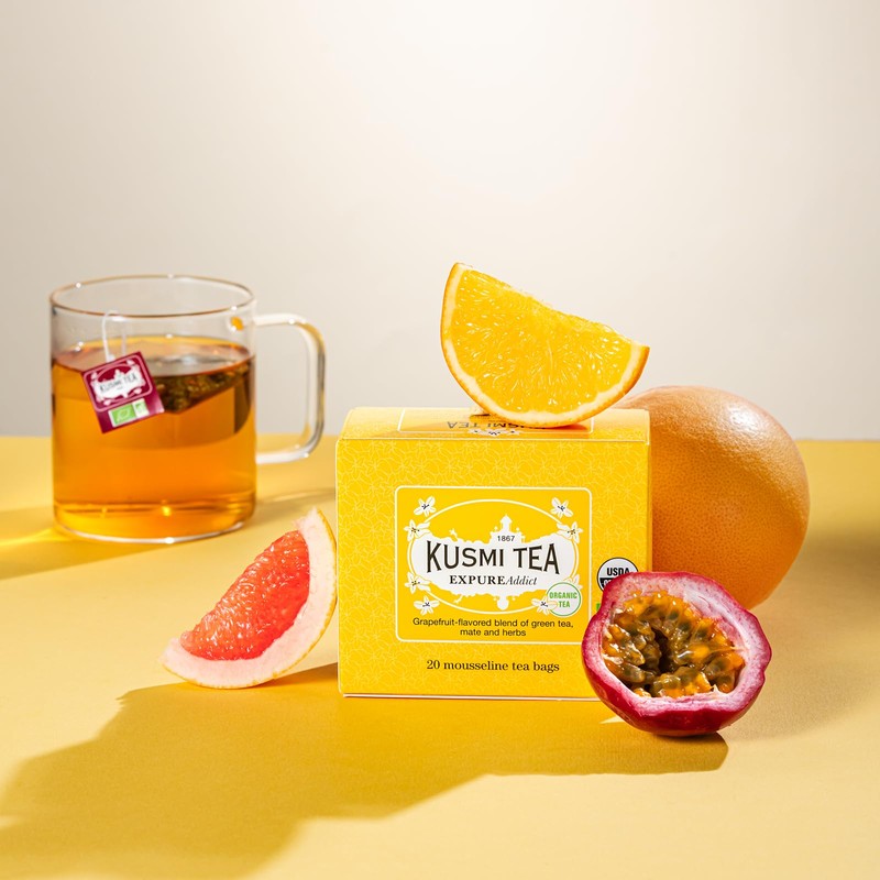 KUSMI TEA Explore Addict 20 Tea Bags (No Individual Packaging),