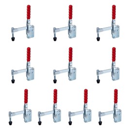 (10-Pack) 750LB SOLID BAR STGHT BASE VERTICAL HOLD-DOWN CLAMP(Same as 210-SB)