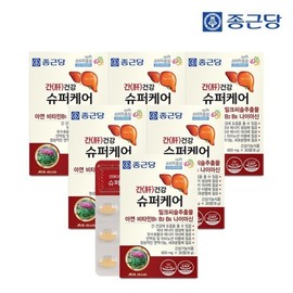 Jongkundang Health 간건강 슈퍼케어 600mgX30정 6세트6개월분) Liver Health Super Care 600mg x 30 Tablets (6 Sets, 6-Month Supply)