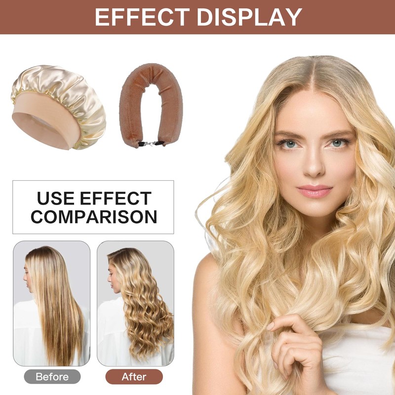 Asheyya 5 Pcs Heatless Blowout Rods Set, Jumbo Flexi Rods