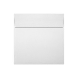 LUXPaper Square Invitation Envelopes | Peel & Press | 5" x 5" | Bright White | 70lb. Text | 50 Qty