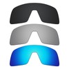 Alphax 3 Pair Polarized Replacement Lenses for Oakley Sutro Lite