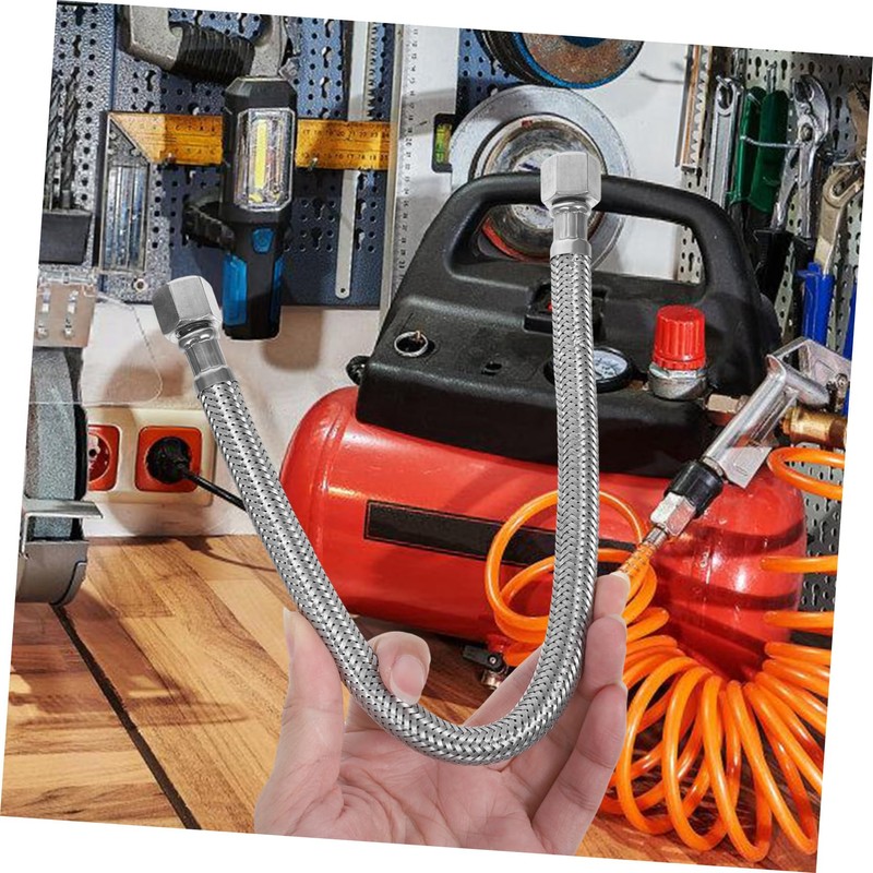 KONTONTY Stainless Steel Air Compressor Hose Versatile Accessories for Air