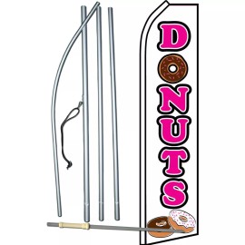 NeoPlex Donuts Complete Swooper Flag Bundle
