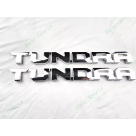 Toyota 2PCS Chrome Side Door Tundra EMBLEM Badge Fit For Toyota Tundra 2014-2023