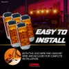 GAMA 5x Trailer Marker LED Light Side Clearance Amber, 4x2