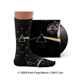 Pink Floyd The Dark Side of The Moon 50th Anniversary - Music Lovers & Fans Cotton Socks 2 Sizes 3-7, Dark Side
