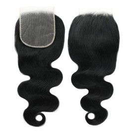 DJFG 5x5 HD Lace Closure Wigs Human Hair Body Wave Raw Unprocessed Brazilian Virgir Hair 18 Inch