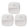 3pcs Wireless Battery Powered Motion Sensor Night Light 6.56ft Detecting
