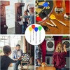 Zhenghebuy Darts with Plastic Tip, Portable Soft Darts Set with