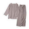 YUKITAC 100% Cotton Gauze Pajamas Set for Women & Men