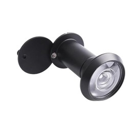 Door Viewer, Solid Brass 220 Degree Peephole, Wide Angle Door Spy Hole, Security Spy Hole for Front Door, Peep Holes for 35-60mm Thick Doors Peephole, Peep Hole, Door Spyhole for Safety,Black
