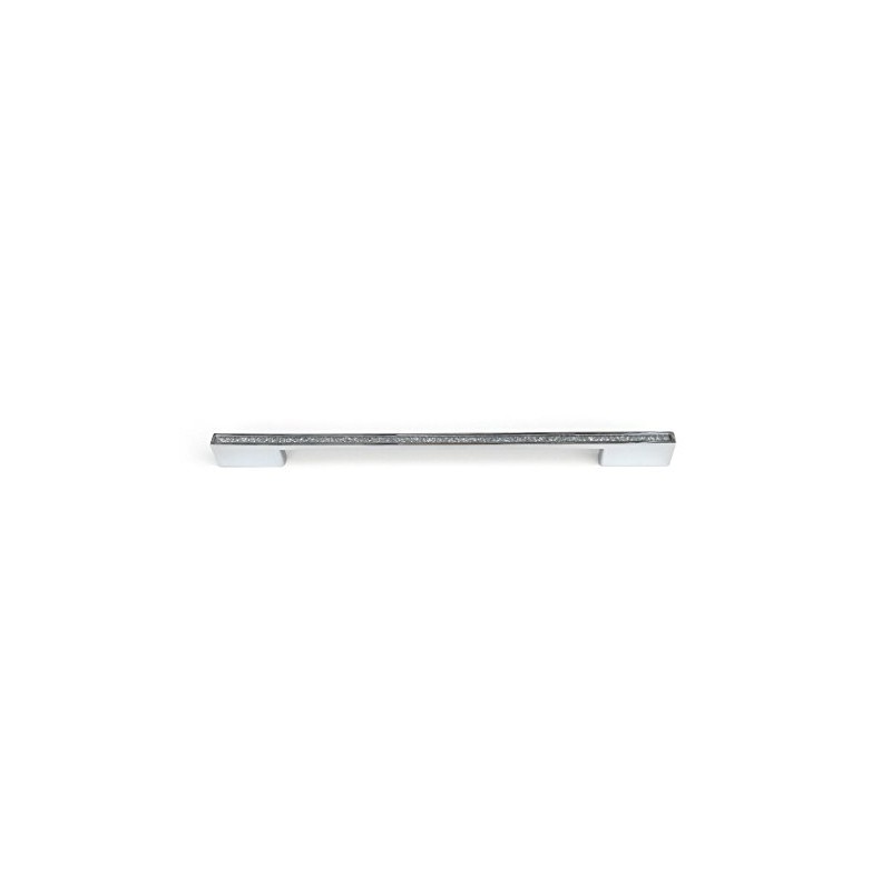 Glitter Handle (320mm Hole Centres) Chrome Sparkle Kitchen & Bedroom