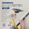 Randall Manufacturing 3/4"Wide x 1/8" Wall Clear Satin Anodized Aluminum