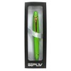 Pluma estilográfica Jinhao 159, punta mediana 18KGP, borde dorado, verde