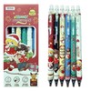 Christmas Erasable Pens 6-Pack – Cute Retractable Gel Pens with