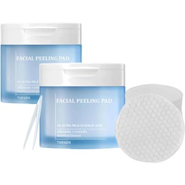 Pads Ácido Glicólico AHA BHA Exfoliante Facial Limpieza Poros Control Grasa Centella asiática exfoliación diaria piel grasa puntos negros limpieza profunda rostro suave
