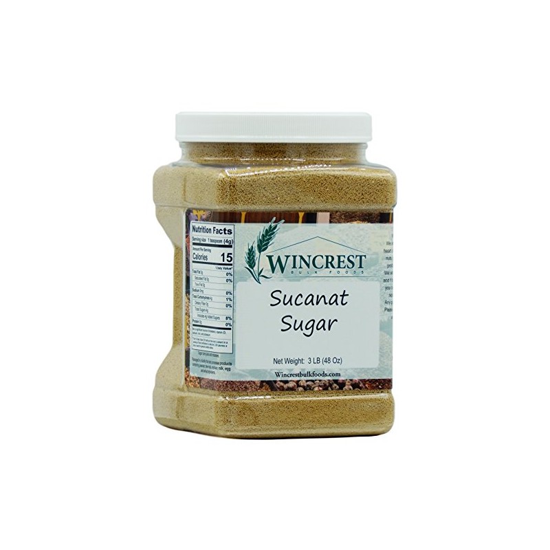 Sucanat Sugar - 3 Lb Tub