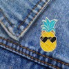 Opexicos 2Pcs Pineapple Enamel Pin Badge Brooch