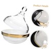 CIYODO Elegant Lidded Dessert Bowl Baking Pudding Rice Fruits Comfortable