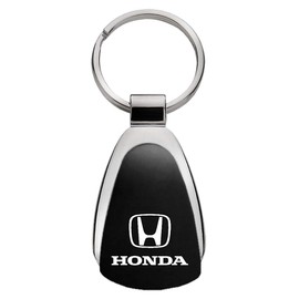 Honda Logo Black Tear Drop Key Chain