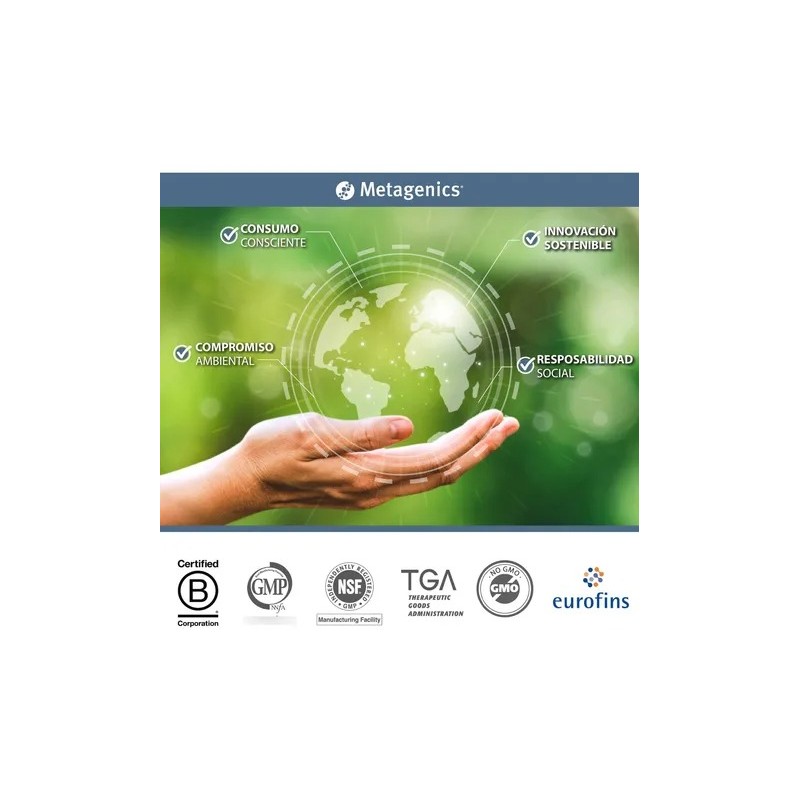 Metagenics Ultraflora Eq Suplemento Probiótico 60 Cápsulas