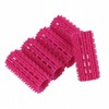 Soft Deep Pink Small Hair Rollers (5 Pcs) Hair Curl 2ea