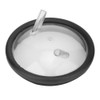Plastic Transparent Milk Bucket Lid And Gasket For Milking Machine