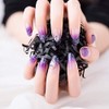 Set of 24 Gradient Mauve's Beautiful Nuance Nail 3D Cute