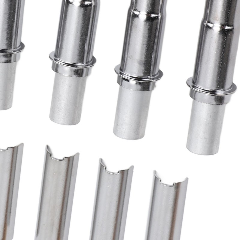 24PCS Adjustable Pushrods Cover Kit 0928 0023 Chrome Push Rod
