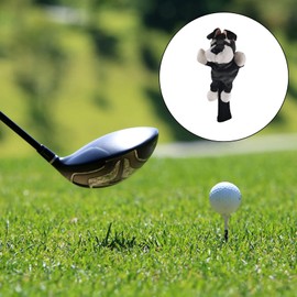 SM SunniMix Novelty Golf Club Headcover Soft Animal Wood Driver Head Cover Dust Proof Portable Funny for Women Men Golfer, Dog