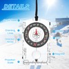 PATIKIL Orienteering Compass, Navigation Hiking Backpacking Compass for Map Reading