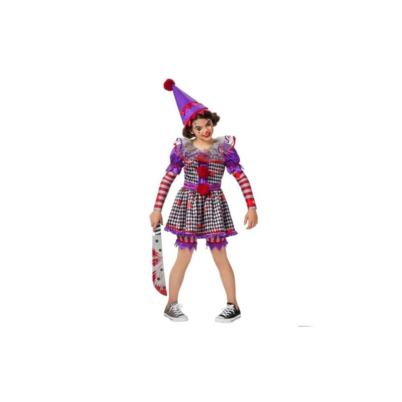 Spirit - Disfraz espeluznante de Halloween, payaso, carnaval, terror espeluznante