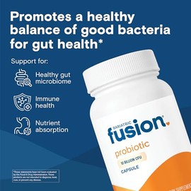 Bariatric Fusion Cápsula Probiótica con 10 Mil Millones UFC de Bacillus Coagulans, Fácil de Tragar, 60 Cápsulas